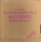LP - Alice Cooper - Muscle Of Love - Die Cut Cardboard Carton Cover