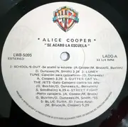 LP - Alice Cooper - Se Acabo La Escuela - Mexican Press