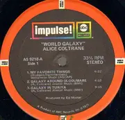 LP - Alice Coltrane With Strings - World Galaxy - Gatefold