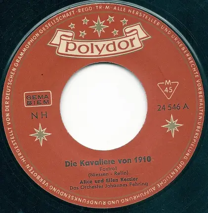 Alice & Ellen Kessler - Die Kavaliere Von 1910