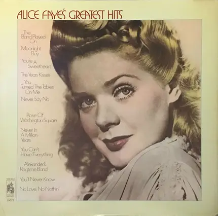 Alice Faye - Alice Faye's Greatest  Hits