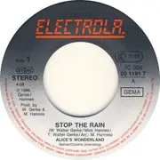 7inch Vinyl Single - Alice's Wonderland - Stop The Rain