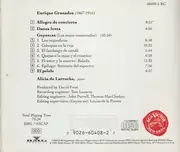 CD - Alicia De Larrocha - Enrique Granados - Goyescas - Allegro De Concierto - Danza Lenta