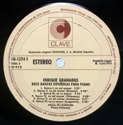 LP - Alicia De Larrocha , Enrique Granados - Doce Danzas Españolas Para Piano