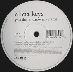 Alicia Keys - You Don't Know My Name