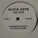 12inch Vinyl Single - Alicia Keys / Mary J. Blige - A Woman's Worth / Dance With Me - STILL SEALED