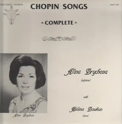 Alina Brychova, Helena Bowkun - Chopin Songs - Complete