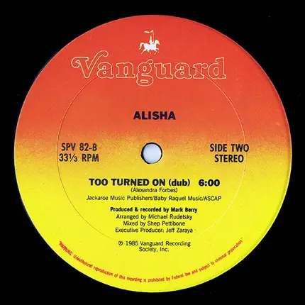 Alisha - Too Turned On