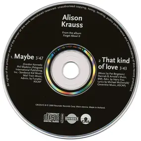 Alison Krauss - Maybe