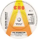 7inch Vinyl Single - Alison Moyet - Love Resurrection - CBS A Label Promo