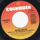 7inch Vinyl Single - Alison Moyet - Weak In The Presence Of Beauty