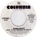7inch Vinyl Single - Alison Moyet - Weak In The Presence Of Beauty