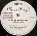 12inch Vinyl Single - Alison Sheryll - Open Up Your Heart