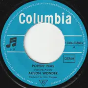 7inch Vinyl Single - Alison Wonder - Poppin' Peas / I Hate Sunday