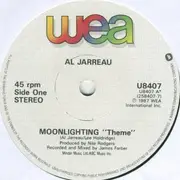 7'' - Al Jarreau - Moonlighting (Theme) - Paper labels