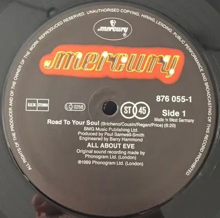All About Eve - Road To Your Soul