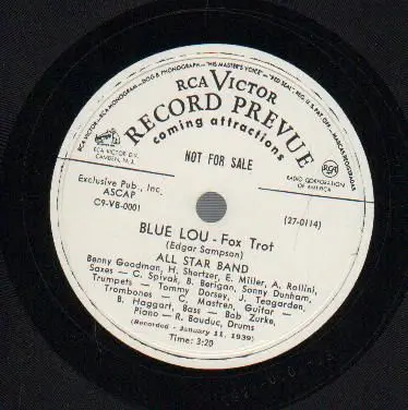 All Star Band - Blue Lou / The Blues