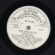 Schellack - All Star Band - Blue Lou / The Blues - 78rpm 10'' vinyl