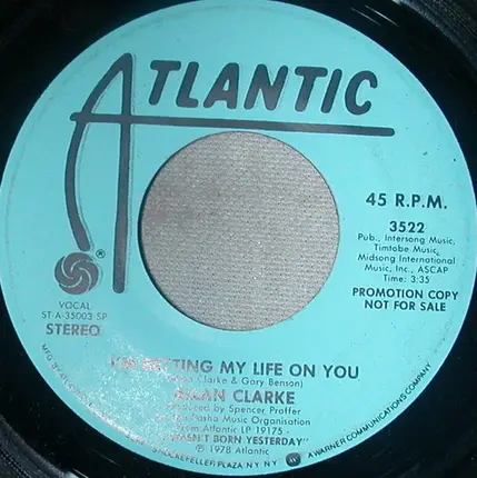 Allan Clarke - I'm Betting My Life On You