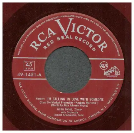 Allan Jones - I'm Falling In Love With Someone / Thine Alone