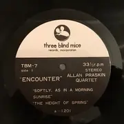 LP - Allan Praskin Quartet - Encounter - + Booklet