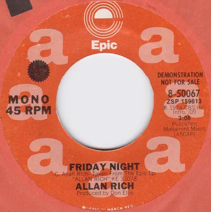 Allan Rich - Friday Night