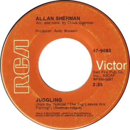 Allan Sherman - The Fig Leaves Are Falling / Juggling