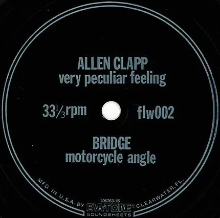 Allen Clapp / Bridge - Very Peculiar Feeling / Motorcycle Angle