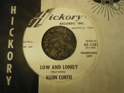 Allen Curtis - Low And Lonely / Think Of Me