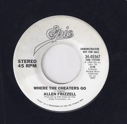 Allen Frizzell - Where The Cheaters Go