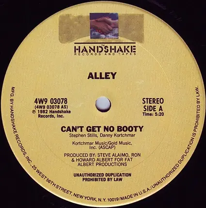 Alley - Can't Get No Booty