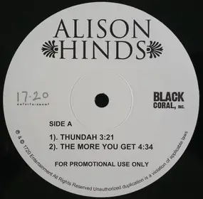 Allison Hinds - Thundah / The More You Get