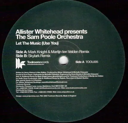 Allister Whitehead presents The Sam Poole Orchestra - Let The Music (Use You)