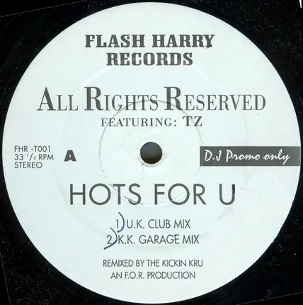 All Rights Reserved - Hots For U