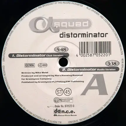 Alpha Squad - Distorminator