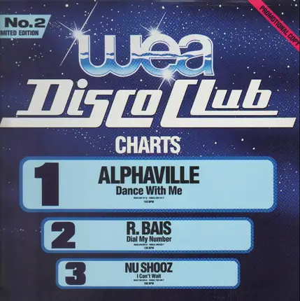Alphaville, Nu Shooz, Little Richard a.o. - WEA Disco Club No. 2