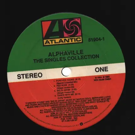 Alphaville - The Singles Collection