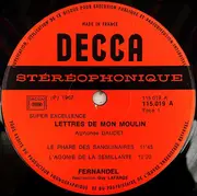 LP - Alphonse Daudet / Fernandel - Lettres De Mon Moulin 3