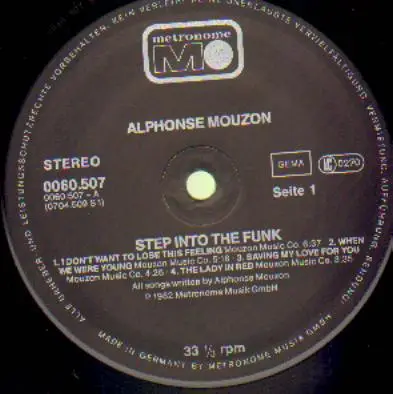 Alphonse Mouzon - Step into the Funk