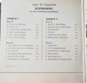 Double LP - Alphonso Et Son Orchestre Typique Antillais - Vive La Biguine