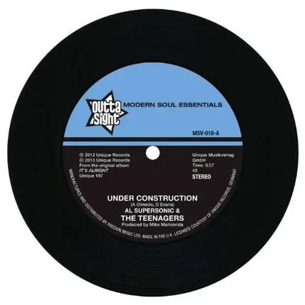Al Supersonic & The Teenagers - Under Construction/The Loser