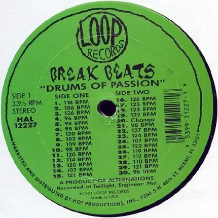 Alternations - Break Beats - Drums Of Passion