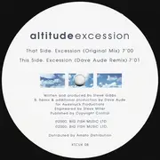 12inch Vinyl Single - Altitude - Excession