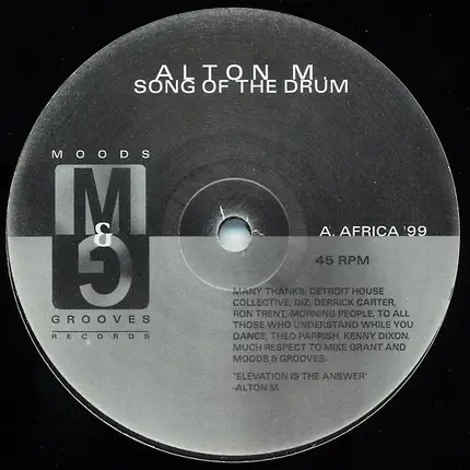 Alton Miller - Song Of The Drum
