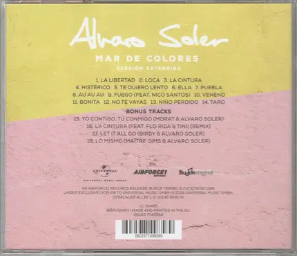 Alvaro Soler - Mar De Colores (Versión Extendida)