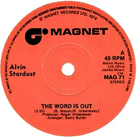 Alvin Stardust - The Word Is Out