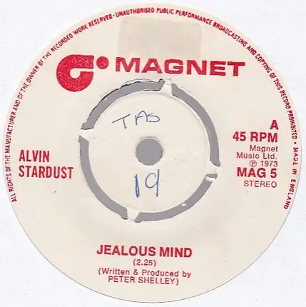 Alvin Stardust - Jealous Mind