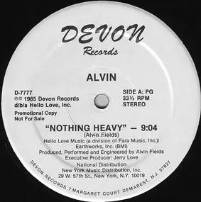 Alvin Fields - Nothing Heavy