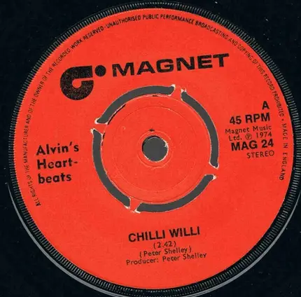 Alvin's Heartbeats - Chilli Willi