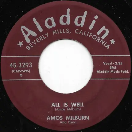 Amos Milburn & His Band - All Is Well